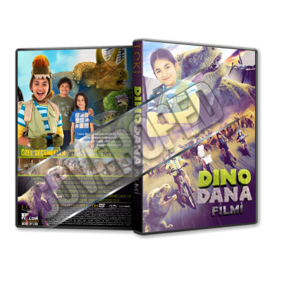 Dino Dana Filmi - Dino Dana The Movie - 2020 Türkçe Dvd Cover Tasarımı